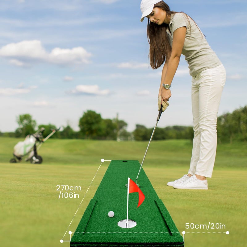 FARROLL Putting Green Golf Putting Mat Non-Slip Professional Practice Trainning Mat for Indoor Outdoor (Putting Green) - Image 5