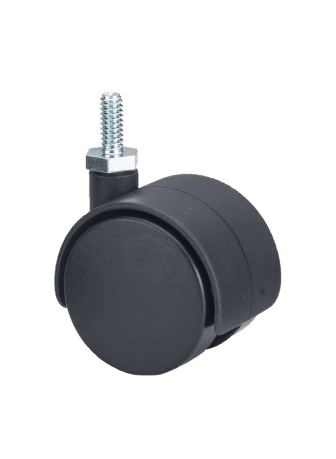 ROBUSTLINE 4 Pieces Heavy Duty Twin Wheels Castor Wheels Furniture Casters Load Capacity Castors For Furniture Without Break 10Mm 1.5Inch - Image 5