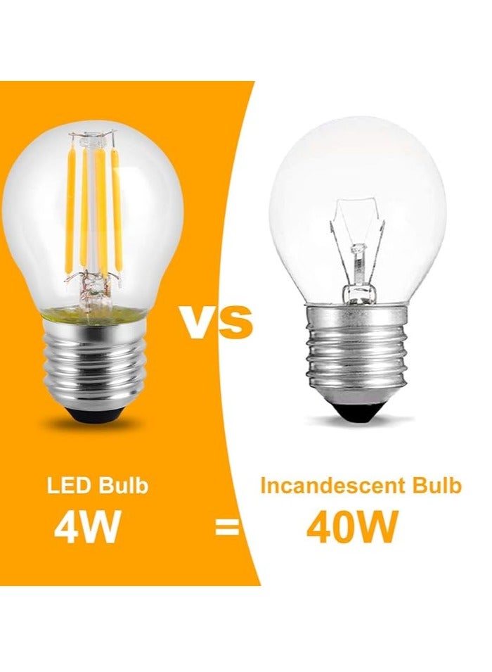 ESNCO E27 Edison screw base, 4W Warm white LED Light bulbs, can be easily install. - Image 4