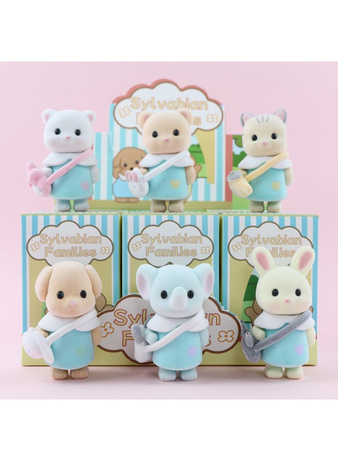 Sanli Gull Series Blind Box End Box Library Fall Mi Pacha Dog Strawberry Bear Winnie The Poodle Little Blind Boxed Gift Wholesale-Color:6 Types Of Strawberry Manor (bag + Blind Box)  - Image 3