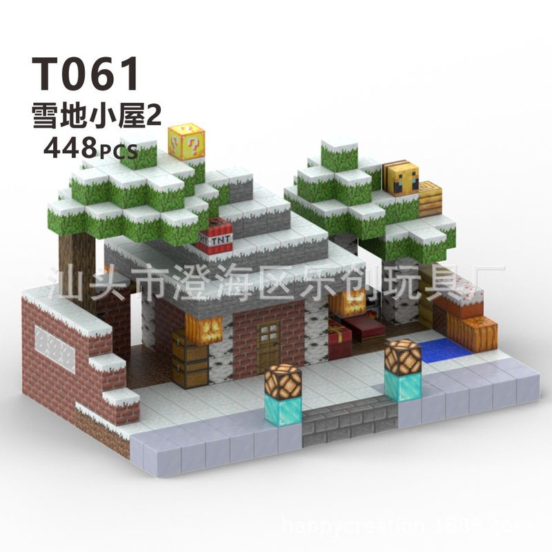 Magnetic Block Toy Building Blocks World Magnetic Building Blocks Mineral Cave Diamond Building Minifigure Underground Exploration Kidsren'S Puzzle - Image 2
