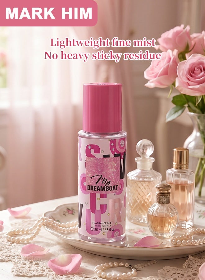 MARK HIM Women’s Floral Scent Fragrance Gift Set, 85ml Body Mist & 75ml Scented Body Lotion 2-Piece Kit, Soft Long-Lasting Floral Perfume & Moisturizing Lotion Combo, Luxury Self-Care Gift for Her - Image 3