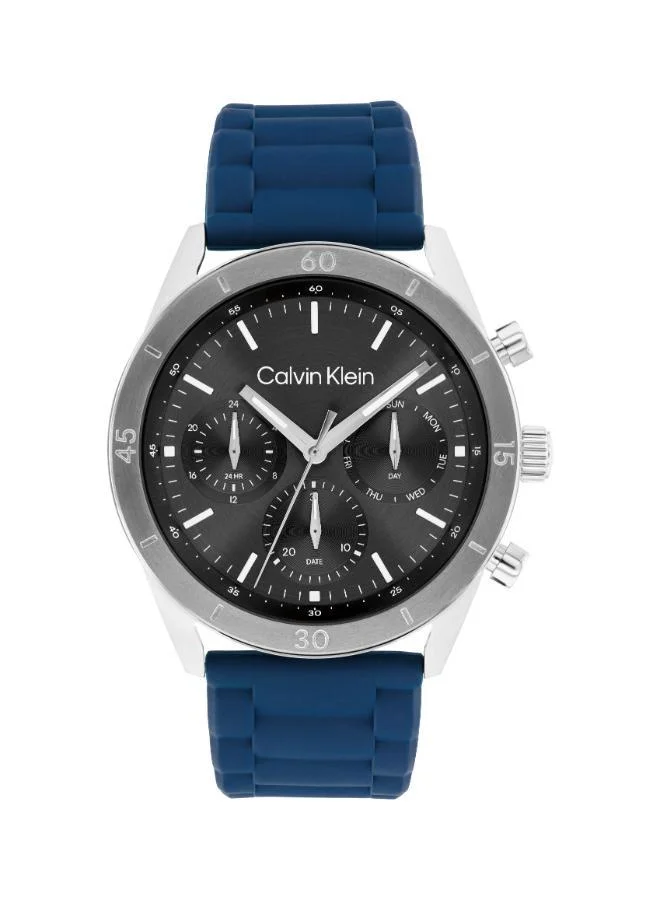 Stainless Steel Quartz Multifunction Watch