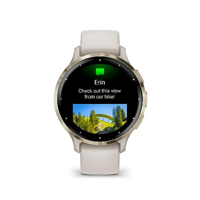 Venu 3S - 41mm, Ivory AMOLED Fitness Smartwatch with Touchscreen Up to 14 Days of Battery Life Lightweight Design, Advanced Health and Wellness Features Builtin Speaker andMicrophone - Image 2