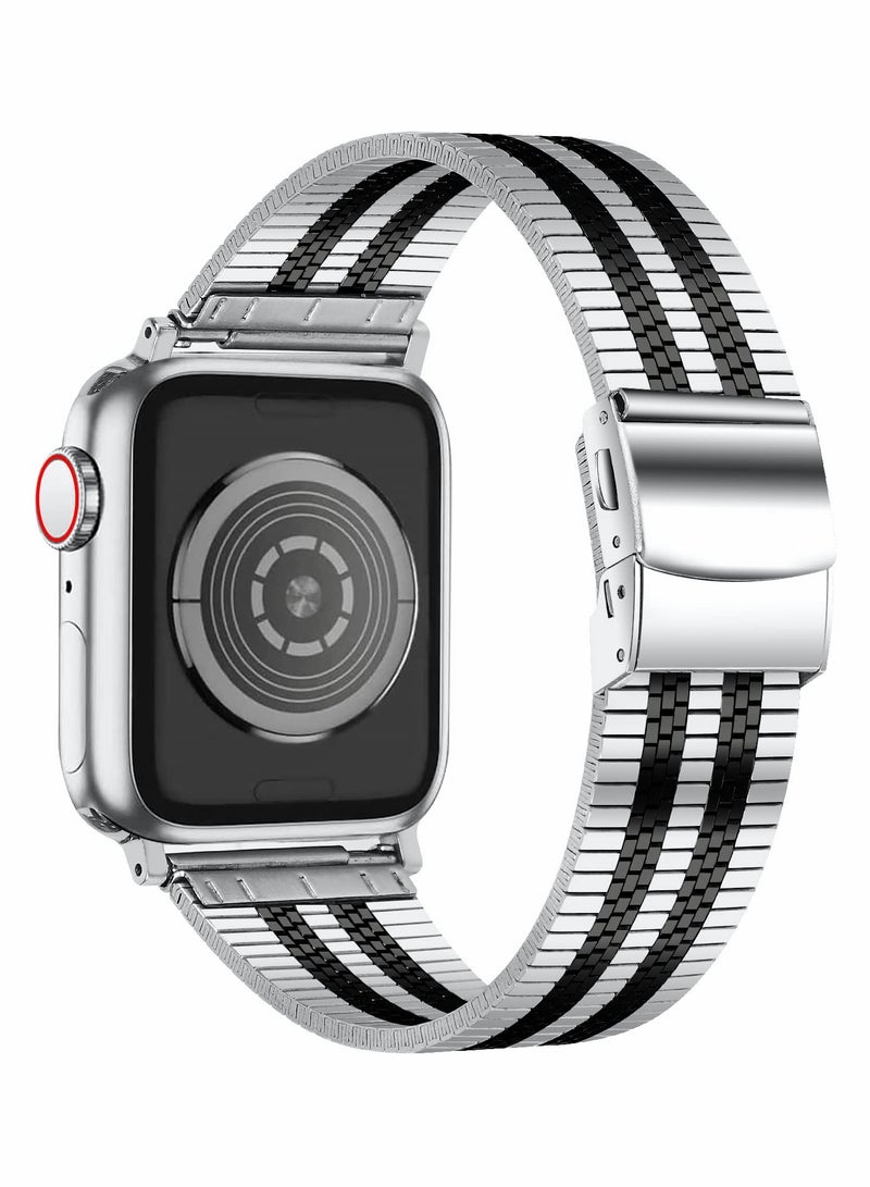 KASTWAVE Metal Band Compatible with Apple Watch Series 8/7/6/5/4/SE 42mm 44mm 45mm - Image 3