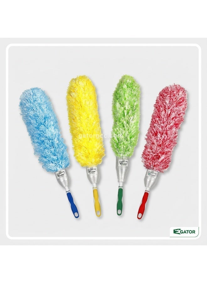GATOR Microfiber Duster | Multi-Surface Dust Cleaning Tool | Soft Reusable Household & Commercial Duster | 60 cm | Assorted Colors - Image 1