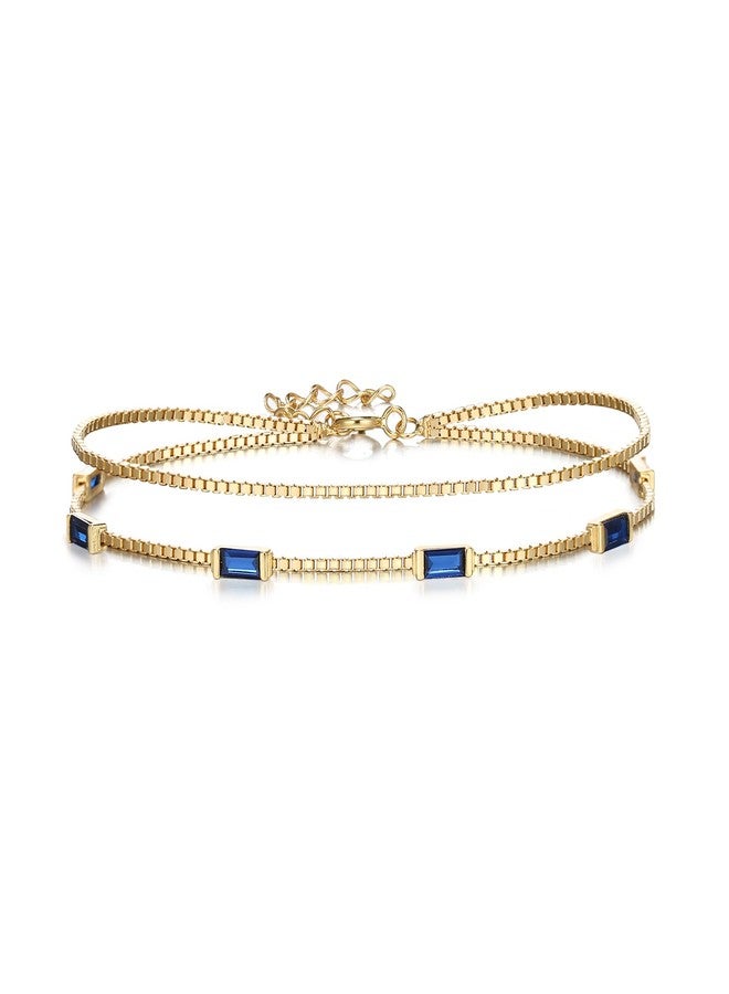 FANZE 925 Sterling Silver Birthstone Bracelets for Women, Bracelets for Women Trendy, Opal Bracelets Cubic Zirconia Bracelets, Birthday Christmas Anniversary Graduation Gifts - Image 1