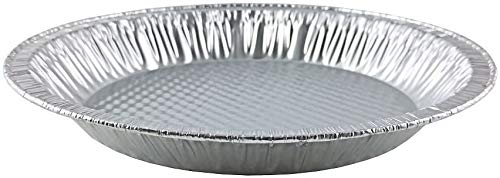 HandiFoil 10 Actual TopOut 958 Inches  TopIn 834 Inches Aluminum Foil Pie Pan  Disposable Baking Tin Plates Pack of 25