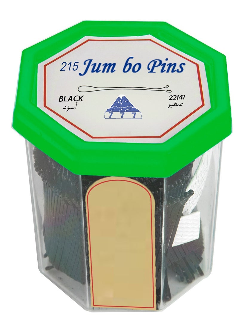 Bobby Pins Set Black  Small 215pcs (Color may vary) - Image 5