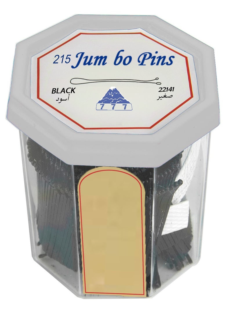Bobby Pins Set Black  Small 215pcs (Color may vary) - Image 4