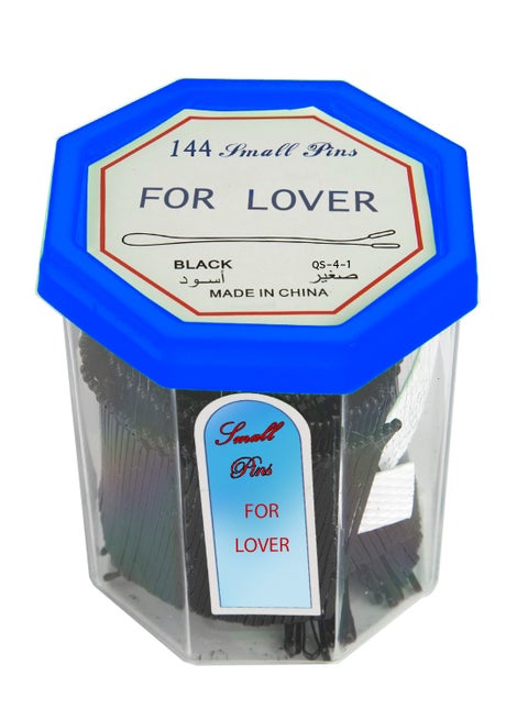 Bobby Pins Set Black  Small 144pcs (Color may vary)