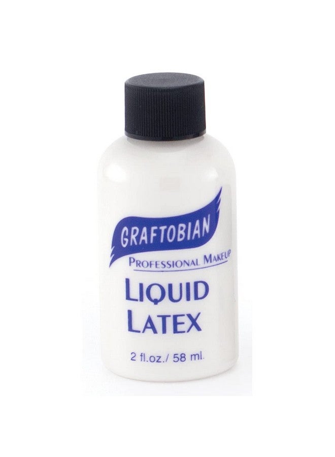 Graftobian Liquid Latex Sfx Makeup Professional Skin Safe Adhesive For Special Effects And Body Fx, For Theatrical Stage, Cosplay, And Halloween Makeup, 2 Ounces  - Image 1