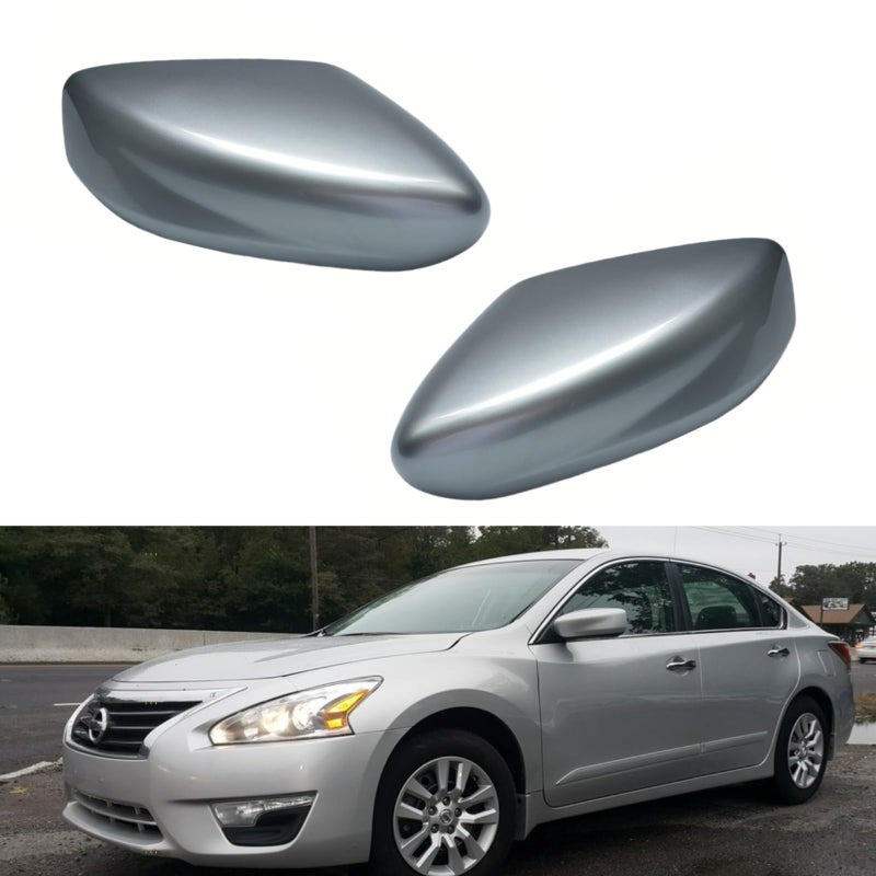 ABAGAEL Mirror Cover Caps Housing Replacement for Nissan Altima 20132018 Silver