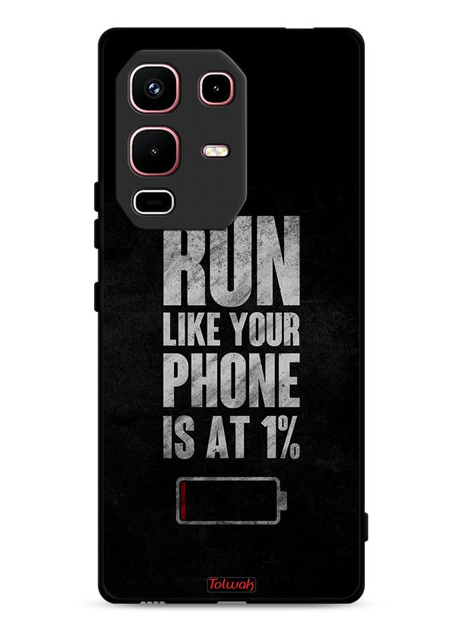 Tolwak Infinix Note 50s Protective Case Cover Run Like Your Phone Is At 1 Percent - Image 1