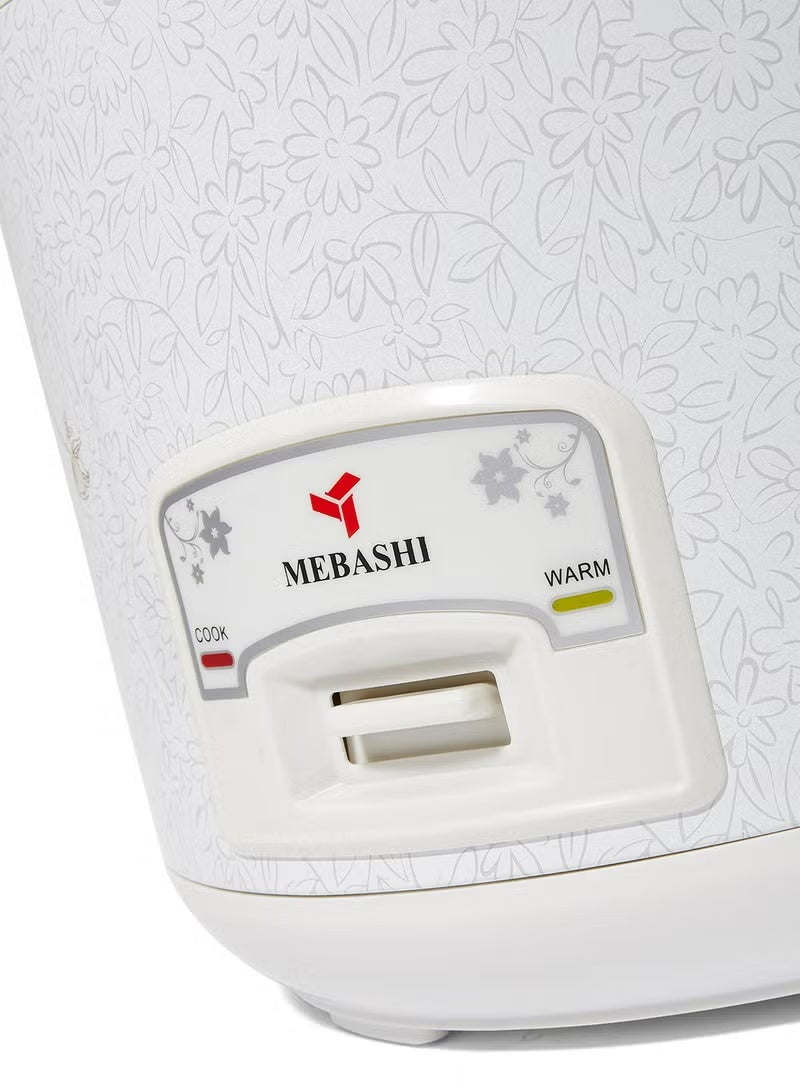Mebashi Electric Rice Cooker ME-RC728 White/Pink - Image 4