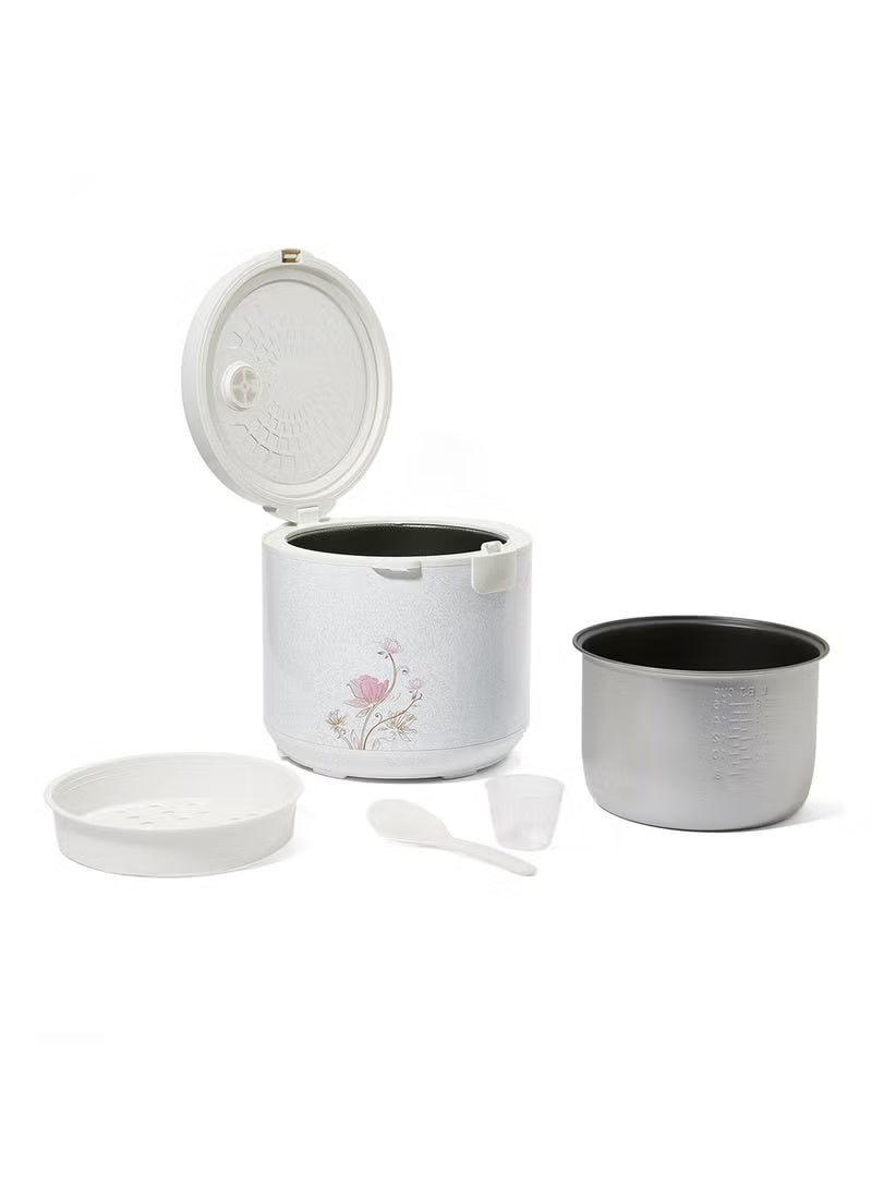 Mebashi Electric Rice Cooker ME-RC728 White/Pink - Image 3