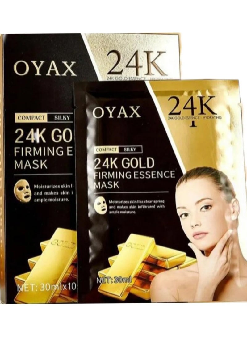 OYAX Gold 24k Anti-Aging Moisturizing Facial Mask - Image 1