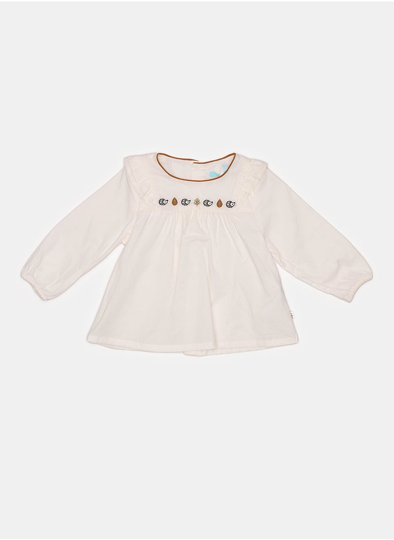OBAIBI - Beige Shirt for Girls - Image 1