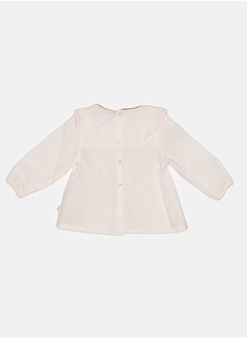 OBAIBI - Beige Shirt for Girls - Image 1