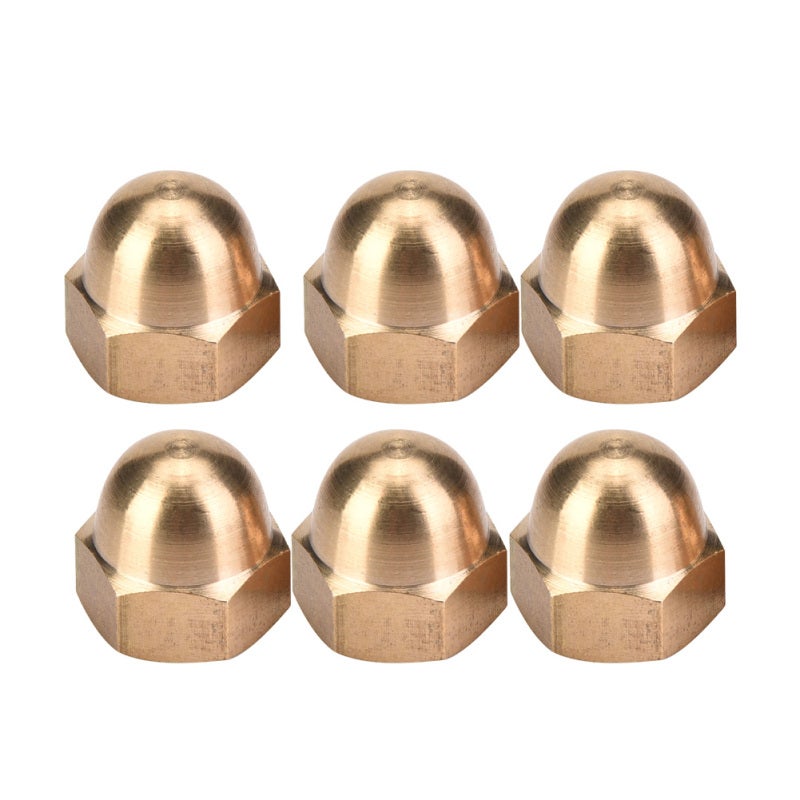 Acorn Nuts: Brass Material, Sturdy Durable Thread Protection Fasteners - High Strength Fastener Kit (M3-M12, 95PCS) for Machinery Furniture Vehicles Tire Axle Fixing - Image 5