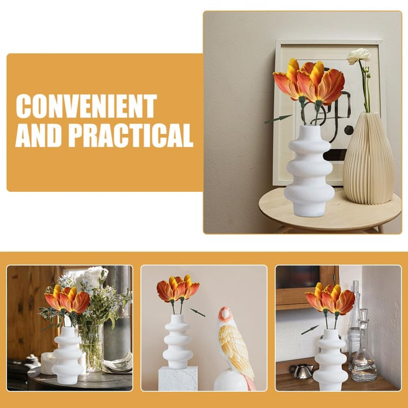 Green Artificial Flower Stems Durable Floral Rods For DIY Arrangements Vase Decoration - Image 5