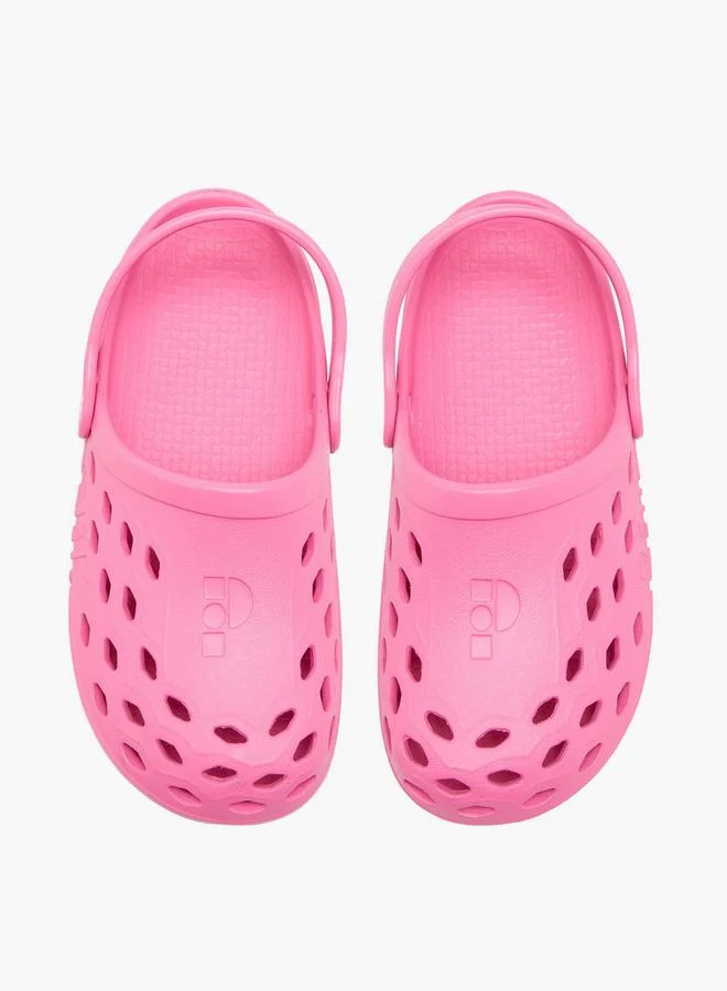 Pablosky Girls Cutout Design Clogs