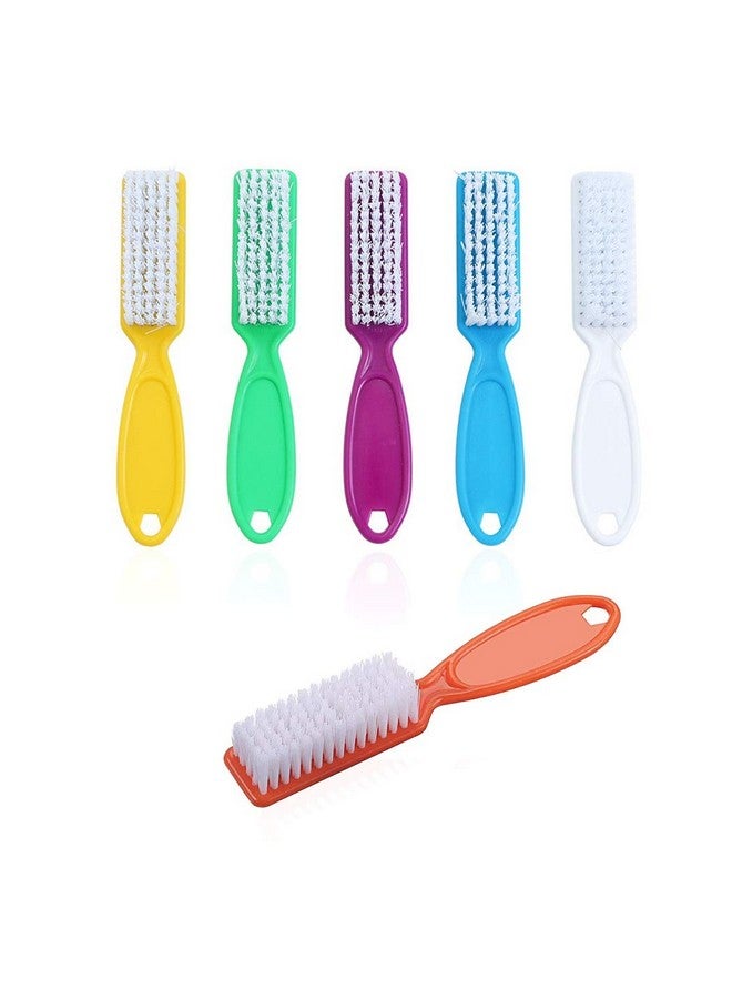SQULIGT 6 Pcs Handle Grip Nail Brush, Nail Cleaning Brushes for Toes and Fingernail - Image 1