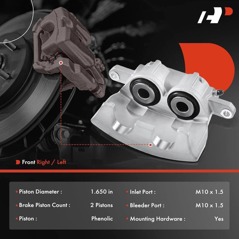 A-Premium Brake Caliper Assembly for Dodge and Chrysler - Image 2