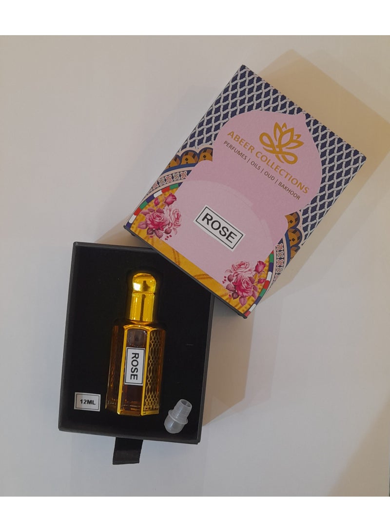 ABEER COLLECTIONS Rose Perfume oil 12 ML - Image 1