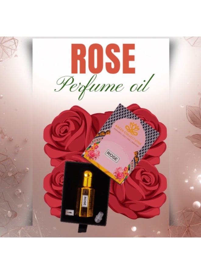 ABEER COLLECTIONS Rose Perfume oil 12 ML - Image 2
