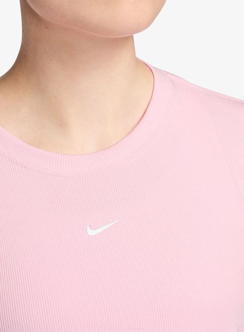 Nike  Nsw Ribbed T-Shirt for Women | Best Price UAE