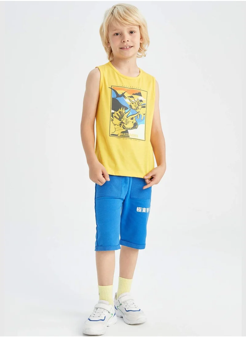 ديفاكتو Boy Regular Fit Crew Neck Sleeveless Vest