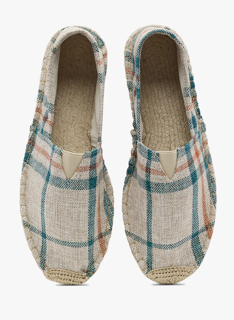 Seventy Five  Striped Slip-On Espadrilles for Men | Best Price UAE