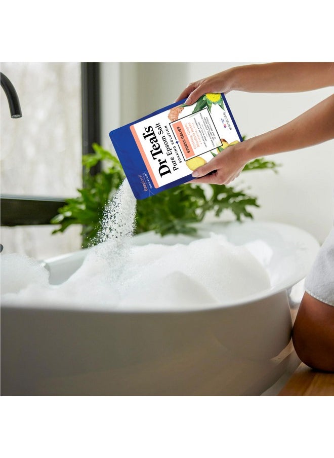 Dr Teal's - Epsom Salt Magnesium Soak, Stress Relief With Essential Oils, 3Lbs - Image 1