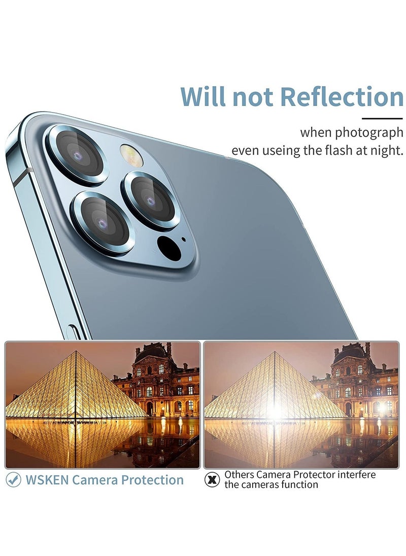 ELTRAZONE iPhone 13 Pro Max (6.7 inch)/ iPhone 13 Pro (6.1 inch) Camera Lens Protector,Anti Scrach HD Tempered Glass Camera Screen Protector - Image 3
