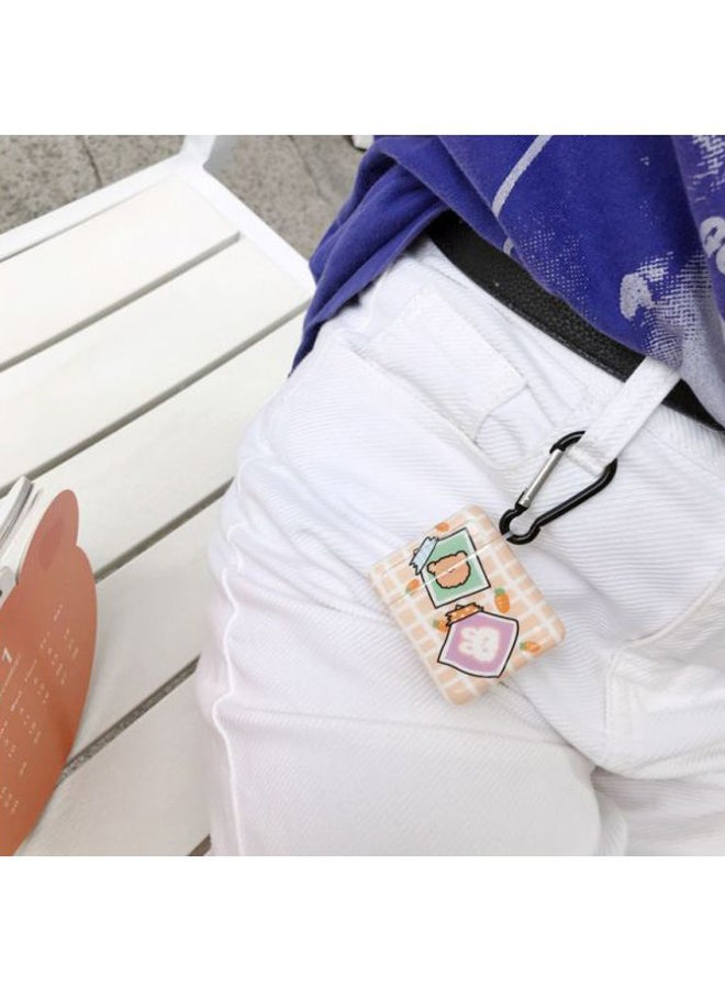 Cartoon Design Case For Apple AirPods 1/2 Beige/Green/Purple - Image 5