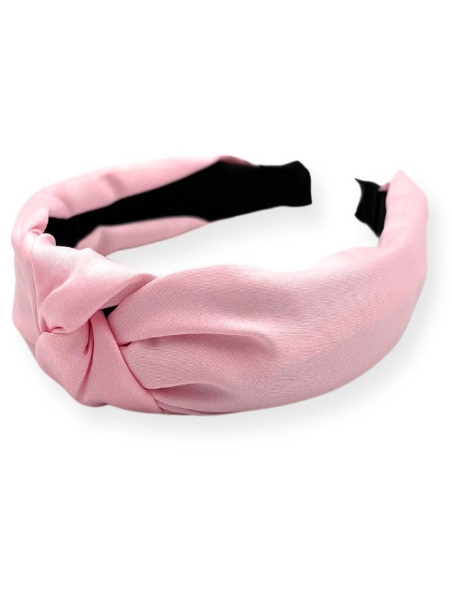 MDSTYLE Knotted Headband for Women & Girls - Top Knot Headbands for Women's Hair - Hair Accessories, Head Bands (Pink 1pc, One Size) - Image 1
