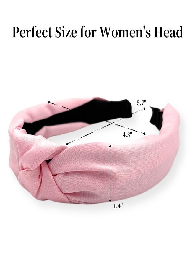 MDSTYLE Knotted Headband for Women & Girls - Top Knot Headbands for Women's Hair - Hair Accessories, Head Bands (Pink 1pc, One Size) - Image 4