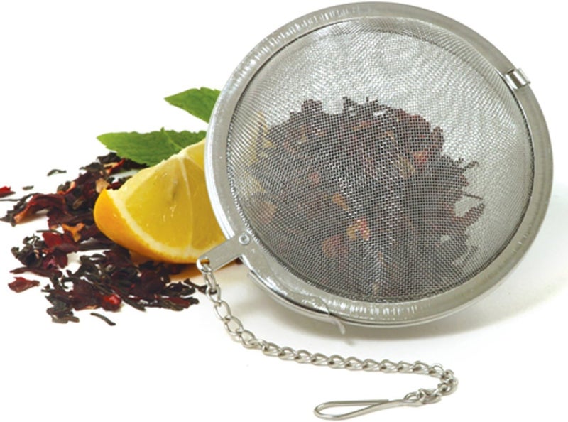 AD GROW Stainless Steel fine mesh Seasoning Ball Kitchen Soup Spice stew Filter Kitchen Tool Metal Tea Bag Tea Ball Pack of 1 Medium - Image 3