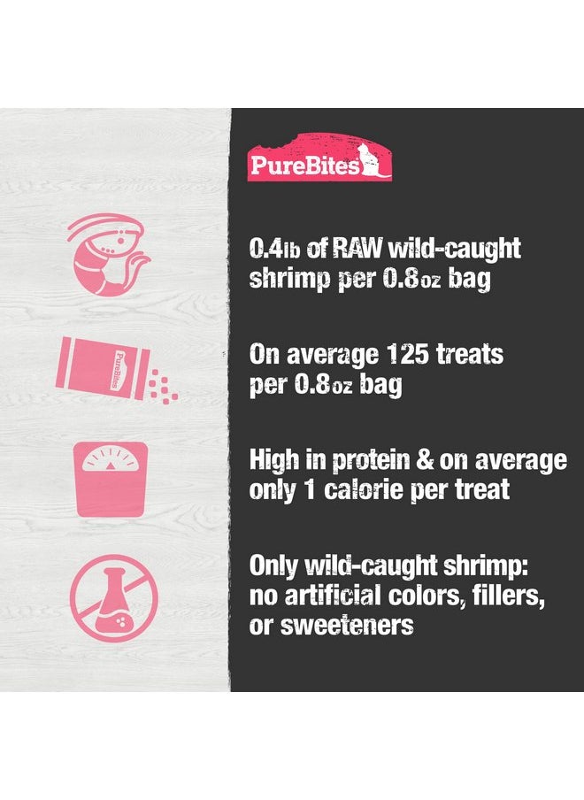 PUREBITES - PureBites Shrimp Freeze Dried Cat Treats, 1 Ingredient, Made in USA, 0.8oz - Image 1