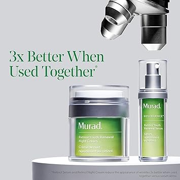 Murad سيروم تجديد الشباب من مراد ريتينول لمكافحة الشيخوخة لخطوط التجاعيد 30 مل - Image 4