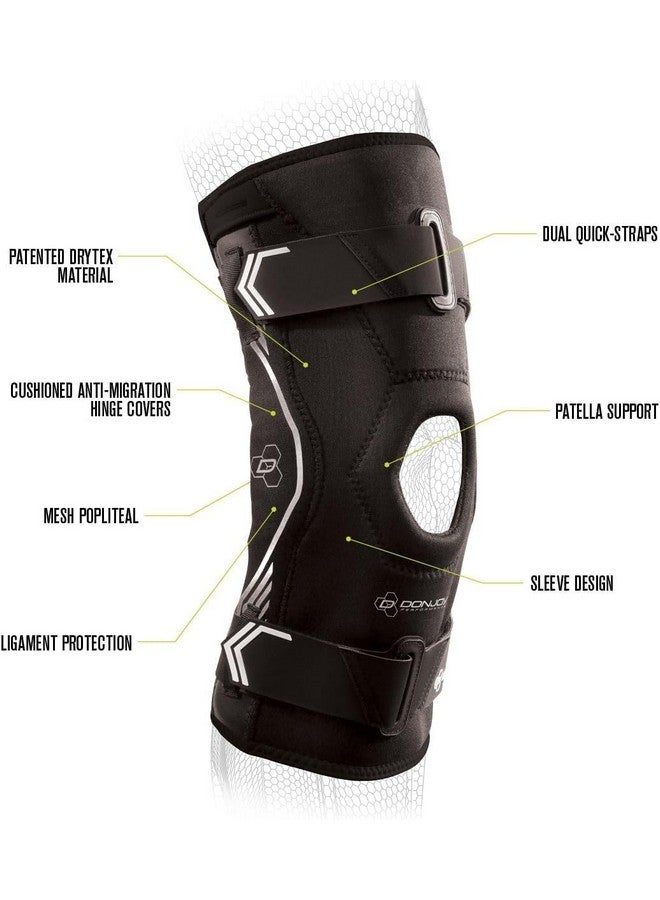 DonJoy Performance Bionic Drytex Hinged Knee Sleeve, Large - Image 4