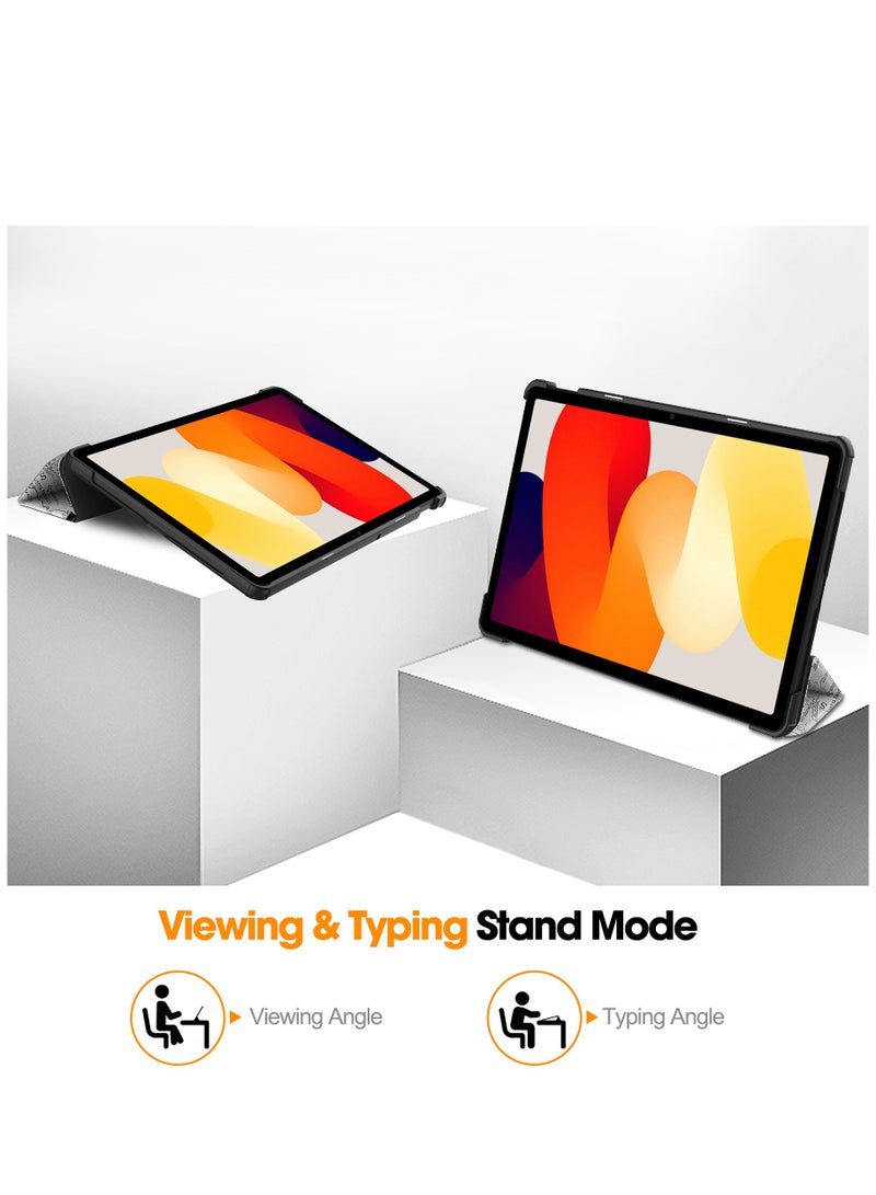 اليشمك Case for Xiaomi Redmi Pad SE 11 Inch 2023 Ultra Slim Case with Stand Function and Auto Sleep/Wake (iron tower) - Image 3