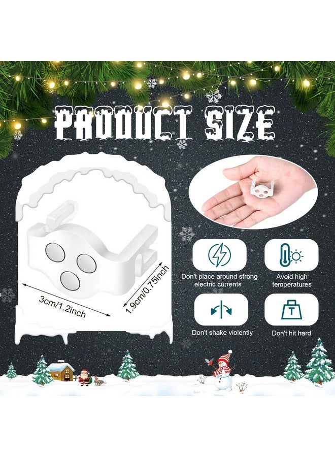 Frienda Magnetic C9 Socket Clips Magnetic Christmas Light Clips for Outdoor Patio Lighting, Clear (100) - Image 2