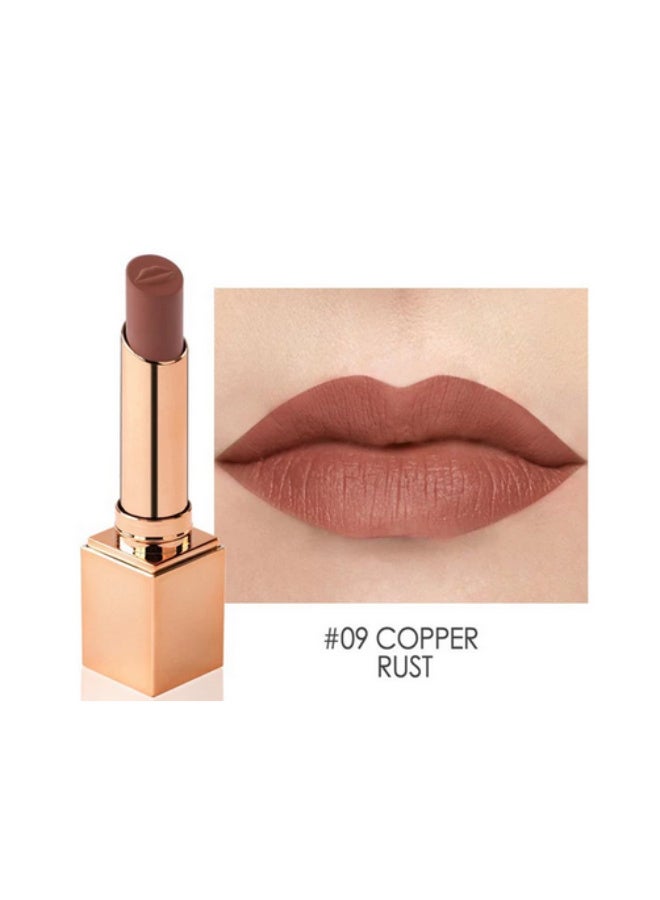 STAGENIUS Long Wear Matte Silky  Moisturizing  Lipstick #09 COPPER RUST - Image 1