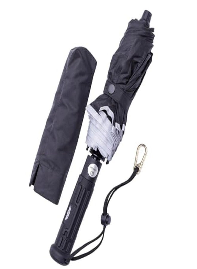 Uzi Tactical Self Defense Umbrella - Windproof Unbreakable Fibreglass with Carbide Tip - Lightweight, Large, Portable, Travel Umbrella for Men & Women - Combat-Ready for Rain, Snow & Wind, black, 43 x - Image 5