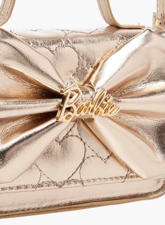 باربي حقيبة كروس بودي للبنات بفيونكة وحزام قابل للتعديل وإغلاق بغطاء - Image 4