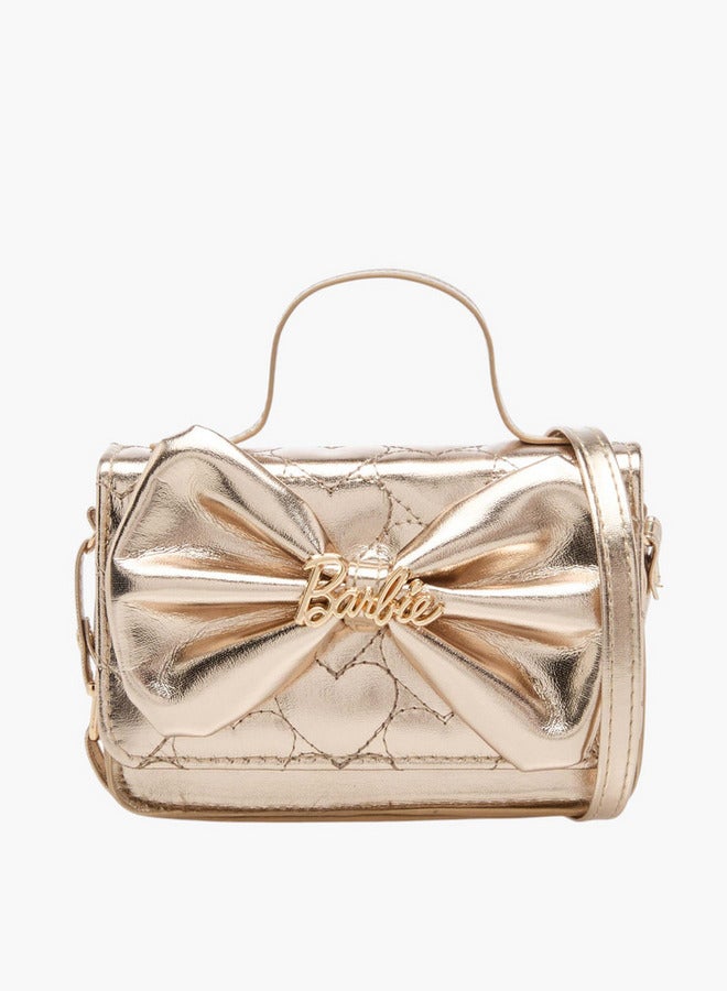 باربي حقيبة كروس بودي للبنات بفيونكة وحزام قابل للتعديل وإغلاق بغطاء - Image 1