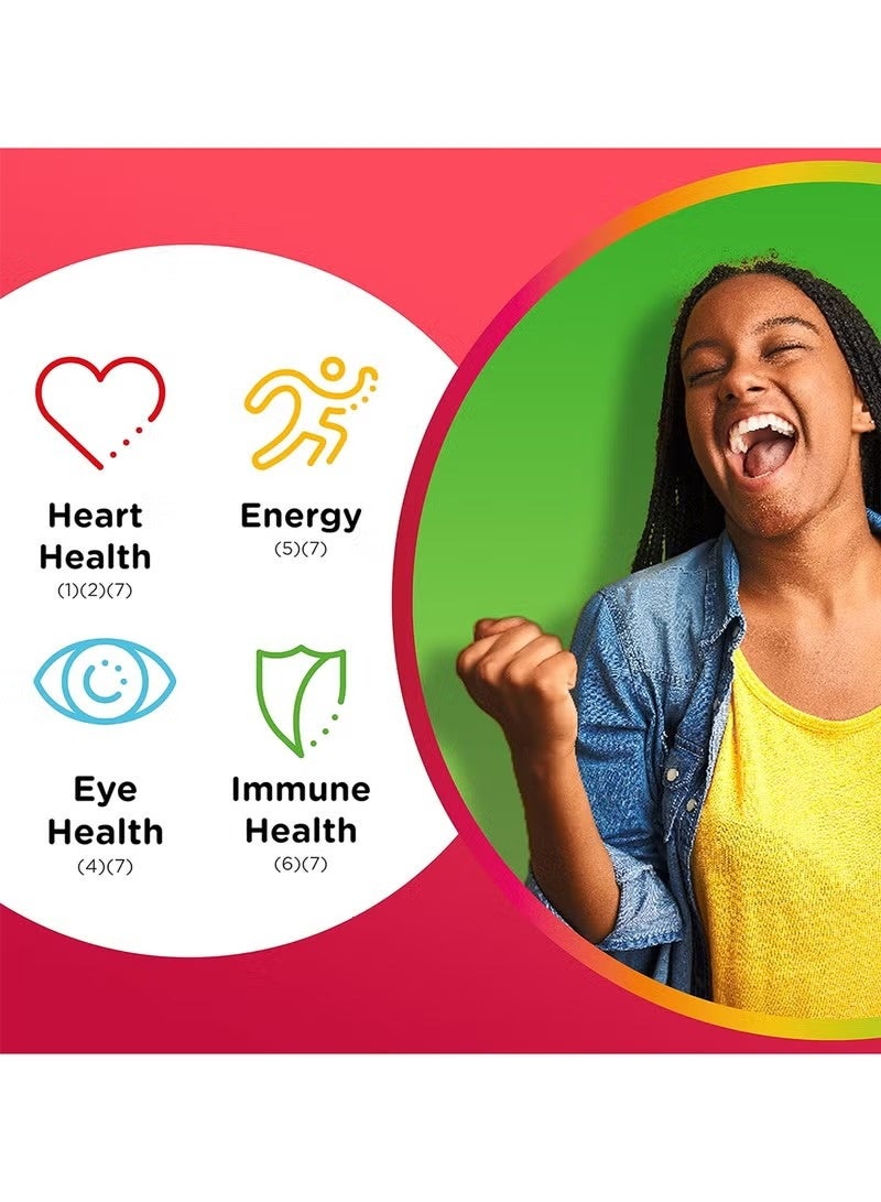 Centrum Men Multi With Omega-3 Multigummies Natural Strawberry Lemon And Orange110 Gummies - Image 2