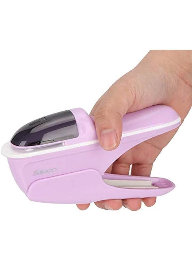 Generic Desktop Stapler, 8 s Capacity Portable Stapler Labor Saving Hand Stapleless Stapler Hand Stapler Tool Mini Stapleless Stapler for Office Supplies ()  - Image 4